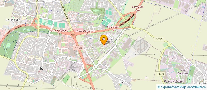 localisation de l'entreprise ETABLISSEMENTS LECLERC PERE ET FILS  IFS