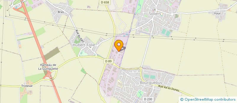 localisation de l'entreprise ETABLISSEMENTS LECUREUR  SOLIERS