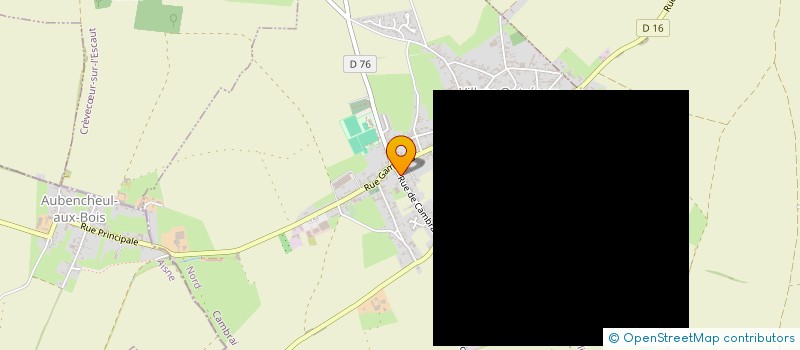 localisation de l'entreprise ETABLISSEMENTS LEFEVRE PERE ET FILS SA  VILLERS-OUTREAUX