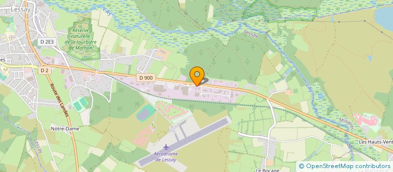 localisation de l'entreprise ETABLISSEMENTS LEFEVRE SA à LESSAY