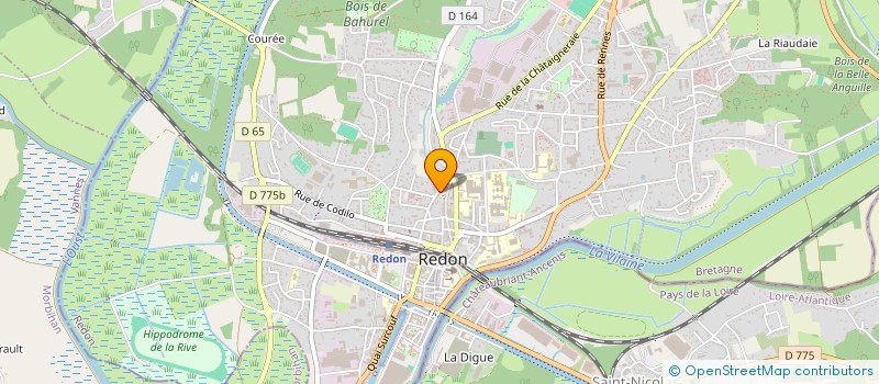 localisation de l'entreprise ETABLISSEMENTS LEGALL à REDON