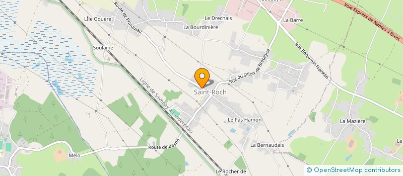 localisation de l'entreprise ETABLISSEMENTS LEGENDRE à SAINTE-REINE-DE-BRETAGNE