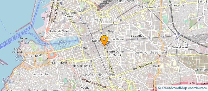 localisation de l'entreprise ETABLISSEMENTS LEGG FRERES ET SANTINI à MARSEILLE
