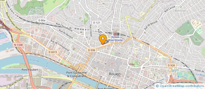 localisation de l'entreprise ETABLISSEMENTS LEGRAND à ROUEN