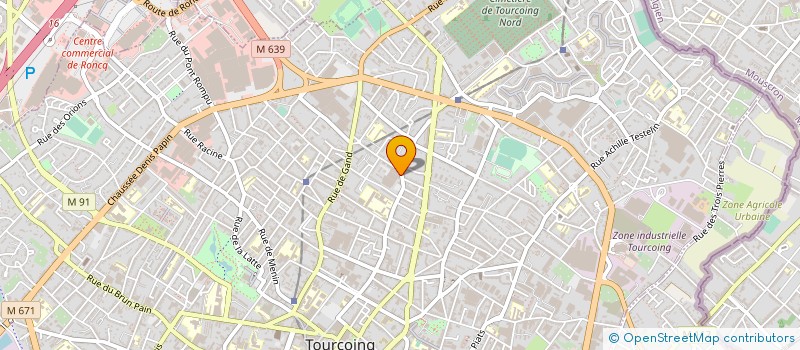 localisation de l'entreprise ETABLISSEMENTS LELEU à TOURCOING
