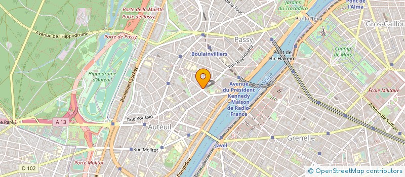 localisation de l'entreprise ETABLISSEMENTS LELOUP à PARIS
