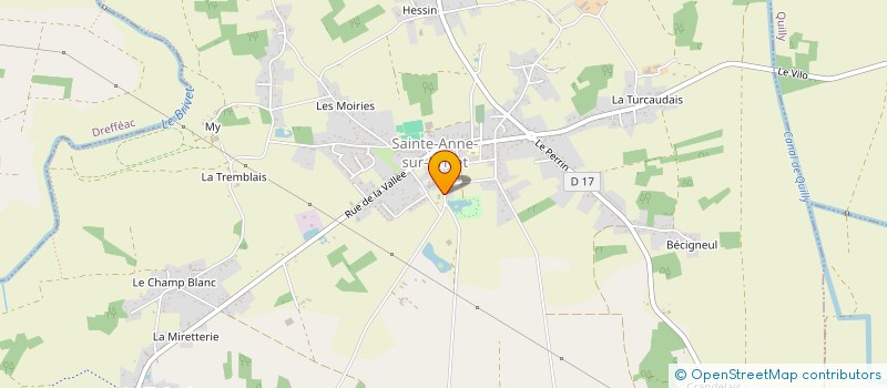 localisation de l'entreprise ETABLISSEMENTS LEMARIE à SAINTE-ANNE-SUR-BRIVET