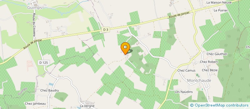 localisation de l'entreprise ETABLISSEMENTS LEMBERT à MONTMERAC