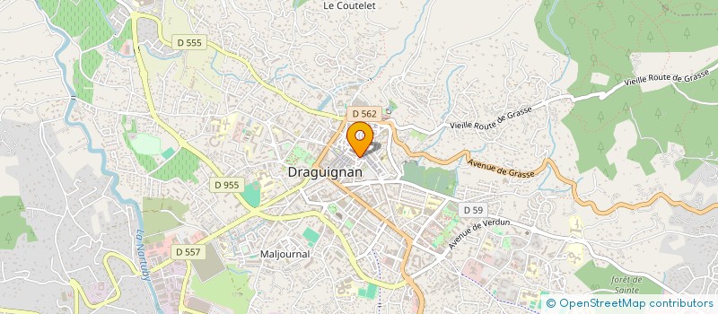localisation de l'entreprise ETABLISSEMENTS LEMOINE à DRAGUIGNAN