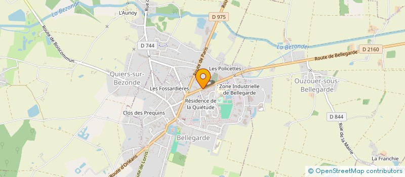 localisation de l'entreprise ETABLISSEMENTS LEMOINE à BELLEGARDE