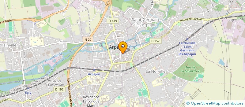 localisation de l'entreprise ETABLISSEMENTS LEMONNIER à ARPAJON