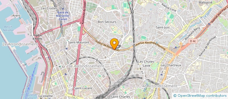 localisation de l'entreprise ETABLISSEMENTS LENFANT à MARSEILLE