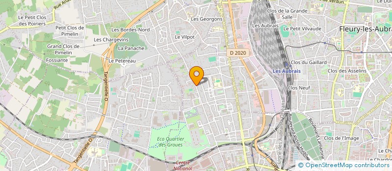 localisation de l'entreprise ETABLISSEMENTS LENOIR-FRIGELECT à ORLEANS