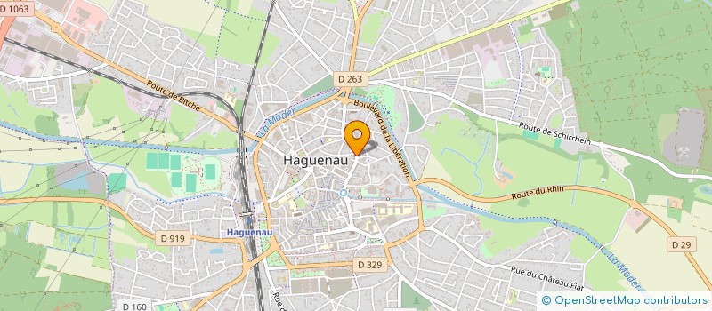 localisation de l'entreprise ETABLISSEMENTS LEON WERNER  HAGUENAU