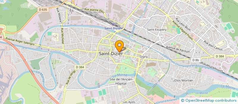 localisation de l'entreprise ETABLISSEMENTS LEPLOMB à SAINT-DIZIER