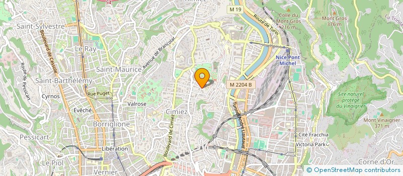 localisation de l'entreprise ETABLISSEMENTS LEPORI à NICE