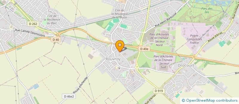 localisation de l'entreprise ETABLISSEMENTS LEPRINCE  ROUVROY