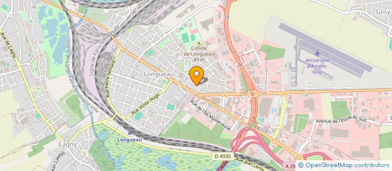 localisation de l'entreprise ETABLISSEMENTS LEROY MERLIN  LONGUEAU