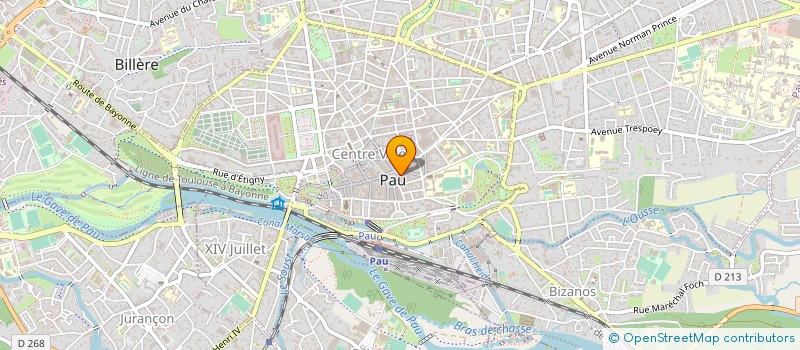 localisation de l'entreprise ETABLISSEMENTS LES FRERES SIARI  PAU