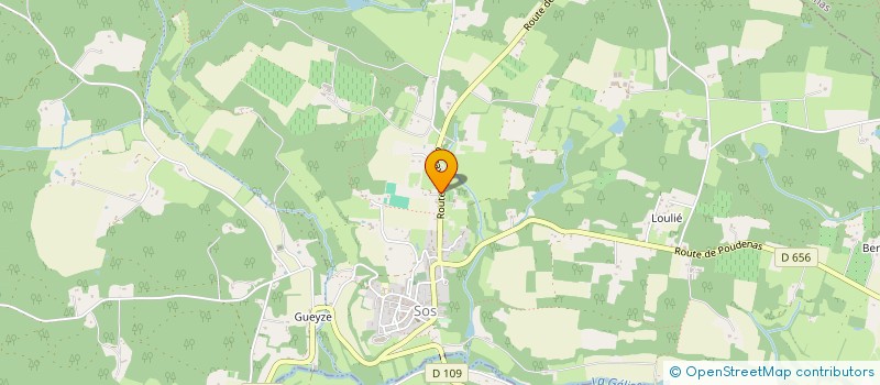 localisation de l'entreprise ETABLISSEMENTS LESPARRE  SOS