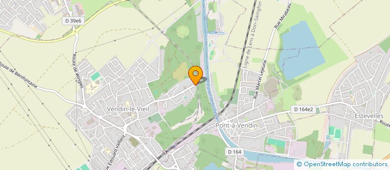 localisation de l'entreprise ETABLISSEMENTS LESTIENNE YVES  VENDIN-LE-VIEIL