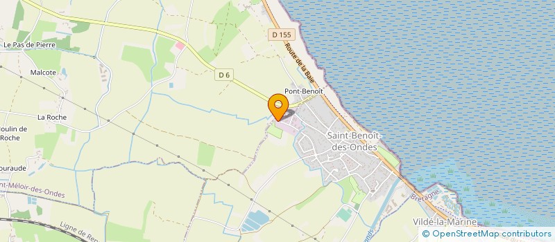 localisation de l'entreprise ETABLISSEMENTS LETANOUX à SAINT-BENOIT-DES-ONDES