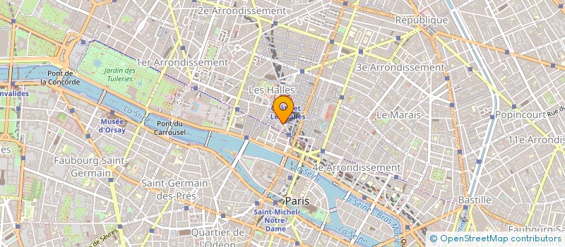 localisation de l'entreprise ETABLISSEMENTS LETESSIER à PARIS