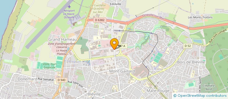 localisation de l'entreprise ETABLISSEMENTS LETROADEC SA à LE HAVRE
