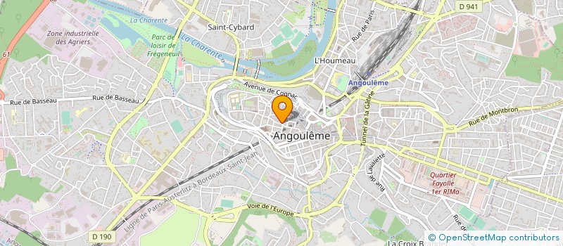 localisation de l'entreprise ETABLISSEMENTS LETUFFE à ANGOULEME