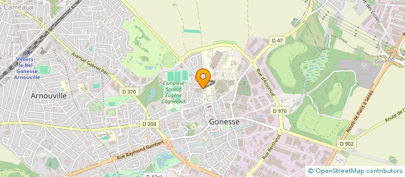 localisation de l'entreprise ETABLISSEMENTS LEVEILLE à GONESSE