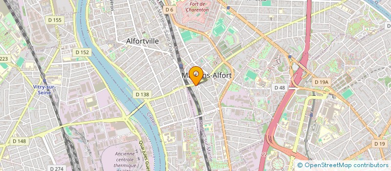localisation de l'entreprise ETABLISSEMENTS LEVERGER à MAISONS-ALFORT