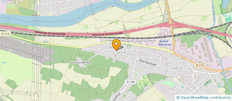 localisation de l'entreprise ETABLISSEMENTS LHORTIE à MEZIERES-SUR-SEINE