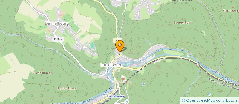 localisation de l'entreprise ETABLISSEMENTS LINCK à LUTZELBOURG