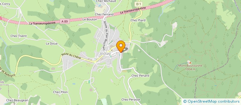 localisation de l'entreprise ETABLISSEMENTS LINDER  VIOLAY