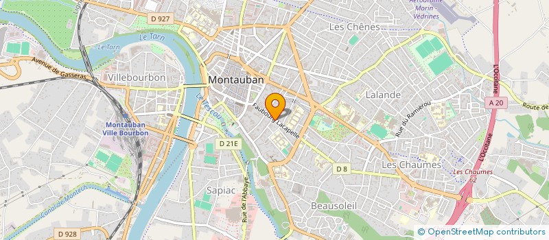 localisation de l'entreprise ETABLISSEMENTS LIOUS  MONTAUBAN