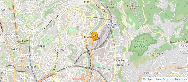 localisation de l'entreprise ETABLISSEMENTS LISA ET FILS à NICE