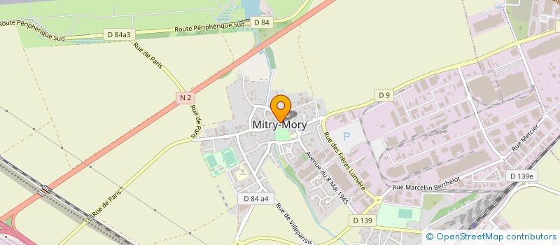 localisation de l'entreprise ETABLISSEMENTS LOCQUENEUX à MITRY-MORY