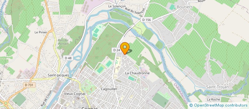 localisation de l'entreprise ETABLISSEMENTS LOCUSSOLLE à COGNAC