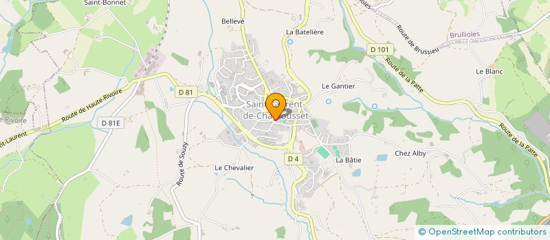 localisation de l'entreprise ETABLISSEMENTS LOKETZ à SAINT-LAURENT-DE-CHAMOUSSET