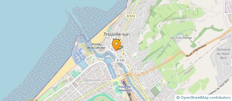 localisation de l'entreprise ETABLISSEMENTS LOMBARD à TROUVILLE-SUR-MER