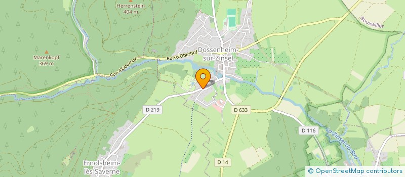 localisation de l'entreprise ETABLISSEMENTS LOTH ET COMPAGNIE à DOSSENHEIM-SUR-ZINSEL