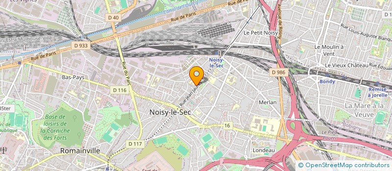 localisation de l'entreprise ETABLISSEMENTS LOUBEYRE ET FILS à NOISY-LE-SEC