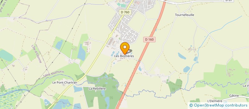 localisation de l'entreprise ETABLISSEMENTS LOUE à SAINT-MATHURIN