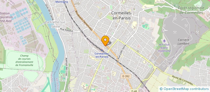 localisation de l'entreprise ETABLISSEMENTS LOUIS AUFFROY ET FILS à CORMEILLES-EN-PARISIS