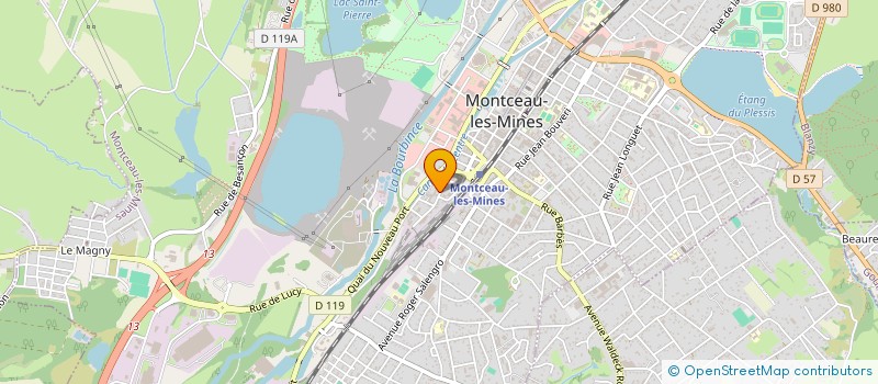 localisation de l'entreprise ETABLISSEMENTS LOUIS BLANCHARD à MONTCEAU-LES-MINES