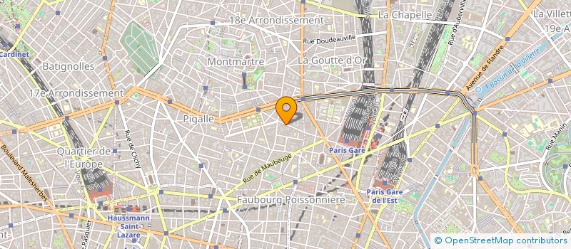 localisation de l'entreprise ETABLISSEMENTS LOUIS BOUSQUET à PARIS