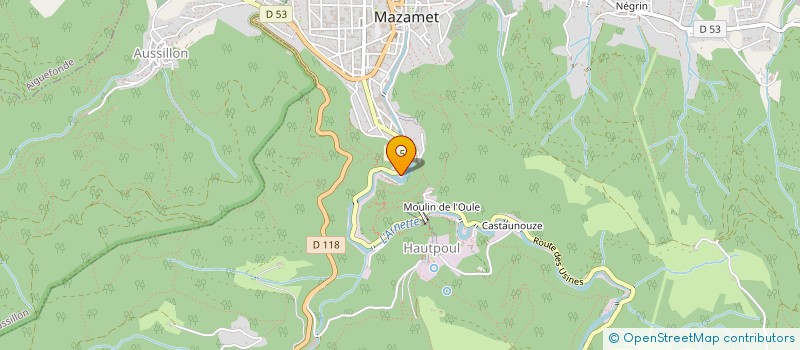 localisation de l'entreprise ETABLISSEMENTS LOUIS DARMAIS à MAZAMET