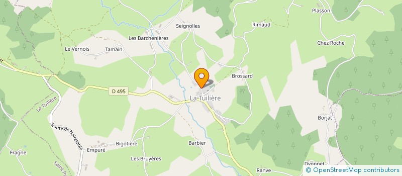 localisation de l'entreprise ETABLISSEMENTS LOUIS FRATY ET COMPAGNIE à SAINT-PRIEST-LA-PRUGNE