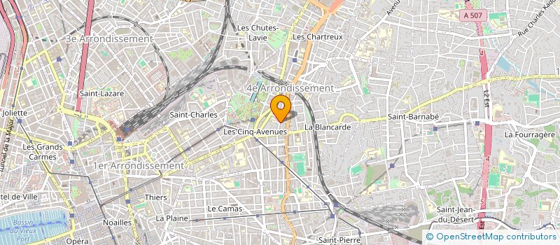 localisation de l'entreprise ETABLISSEMENTS LOUIS GUIEU à MARSEILLE