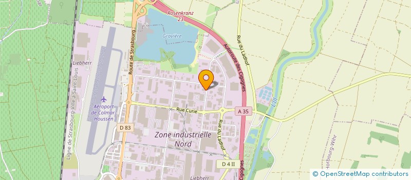 localisation de l'entreprise ETABLISSEMENTS LOUIS SCHNEIDER SA à COLMAR